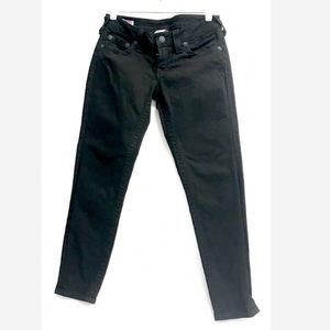True Religions Black Skinny Jeans